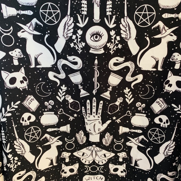 Blackmilk Witches Alter Evil V Mini Dress Size XL Whimsigoth Limited Edition - Picture 9 of 15